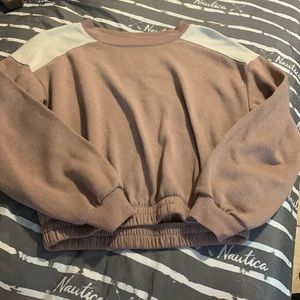 cute cropped sweat shirt
